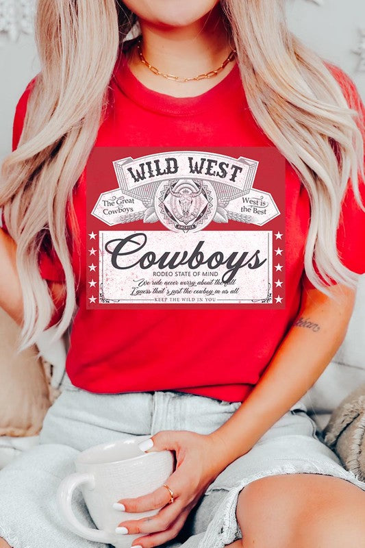 Wild West Cowboys Graphic T Shirts Color Bear