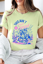 This Aint Texas Cowgirl Boots Graphic T Shirts Color Bear