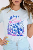 This Aint Texas Cowgirl Boots Graphic T Shirts Color Bear