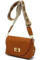 Bamboo Twist Lock Flap Crossbody Bag Fashion World