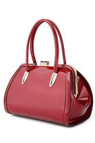 MKF Marlene Patent Satchel Handbag by Mia K MKF Collection by Mia K