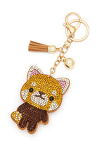 Shiba Inu Rhinestone Pillow Key Chain LA Jewelry Plaza