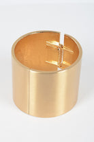 Satin Finished Iconic Statement Hinge Bangle LA Jewelry Plaza