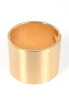 Satin Finished Iconic Statement Hinge Bangle LA Jewelry Plaza