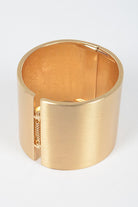 Satin Finished Iconic Statement Hinge Bangle LA Jewelry Plaza