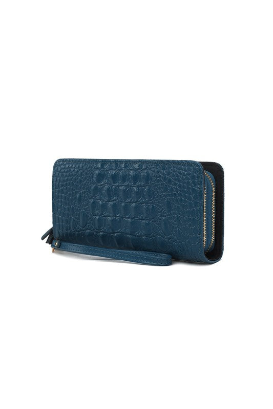 MKF Eve Genuine Leather Wallet by Mia K MKF Collection by Mia K