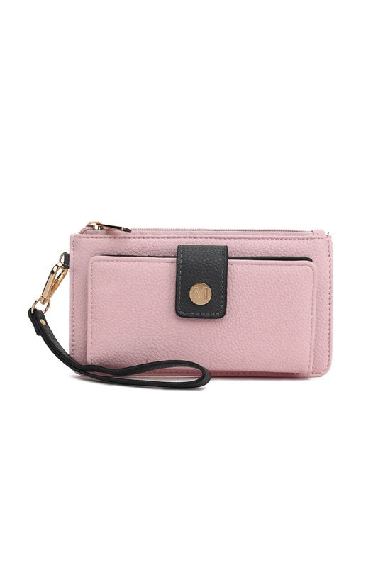 MKF Olympe Vegan Leather Wristlet Wallet by Mia K MKF Collection by Mia K