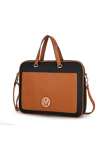 MKF Nina vegan leather Laptop Case by Mia K MKF Collection by Mia K