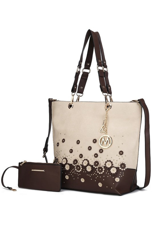 MKF Petra Tote Bag with Wristlet by Mia K MKF Collection by Mia K