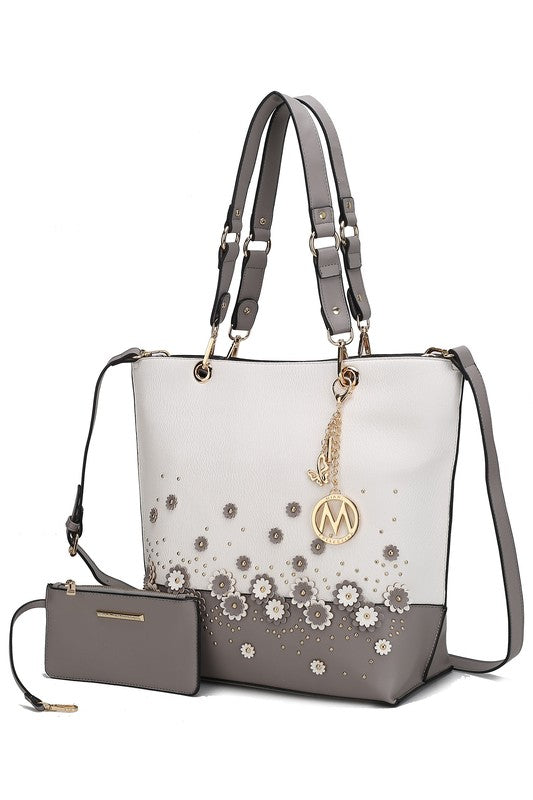 MKF Petra Tote Bag with Wristlet by Mia K MKF Collection by Mia K