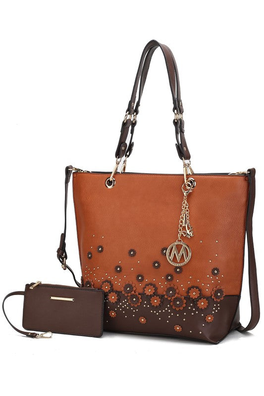 MKF Petra Tote Bag with Wristlet by Mia K MKF Collection by Mia K