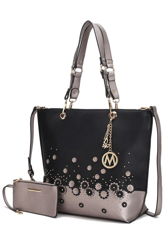 MKF Petra Tote Bag with Wristlet by Mia K MKF Collection by Mia K