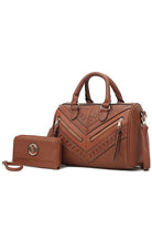 MKF Lara Satchel Bag with Wallet by Mia K MKF Collection by Mia K