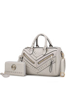 MKF Lara Satchel Bag with Wallet by Mia K MKF Collection by Mia K