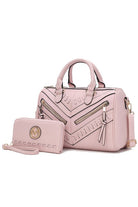 MKF Lara Satchel Bag with Wallet by Mia K MKF Collection by Mia K