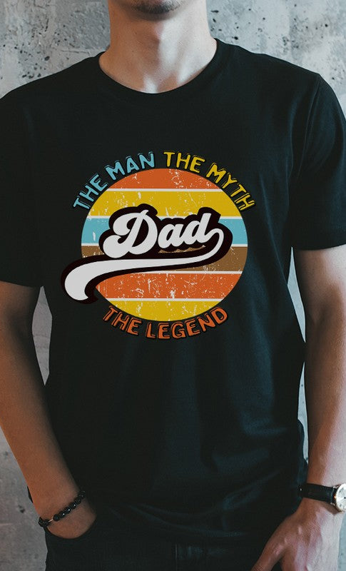 Father's Day Dad The Man The Myth Graphic Tee Cali Boutique