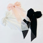 Dreamy Dotty Sheer Bow Hair Clip Ellison and Young