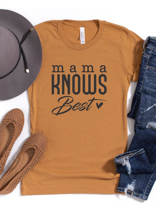 Mama Knows Best Graphic Tee Ocean and 7th