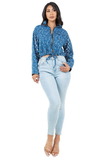 WOMEN FASHION DENIM JACKET By Claude