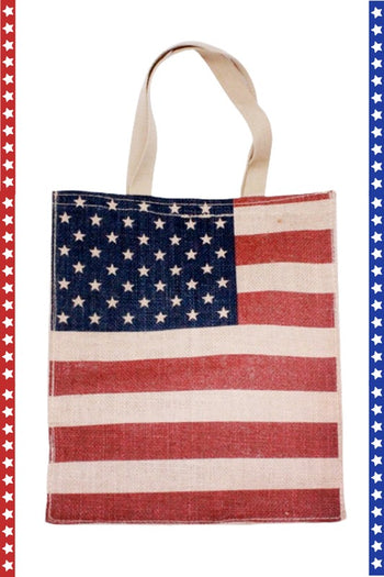 AMERICAN FLAG TOTE BAG Bella Chic