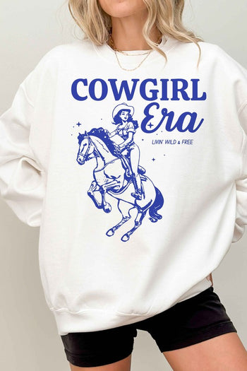 COWGIRL ERA WESTERN OVERSIZED SWEATSHIRT ALPHIA