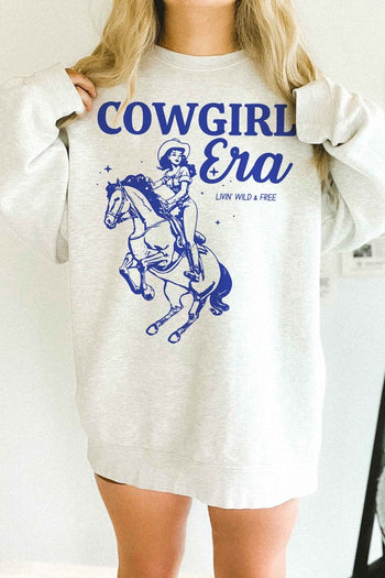 COWGIRL ERA WESTERN OVERSIZED SWEATSHIRT ALPHIA