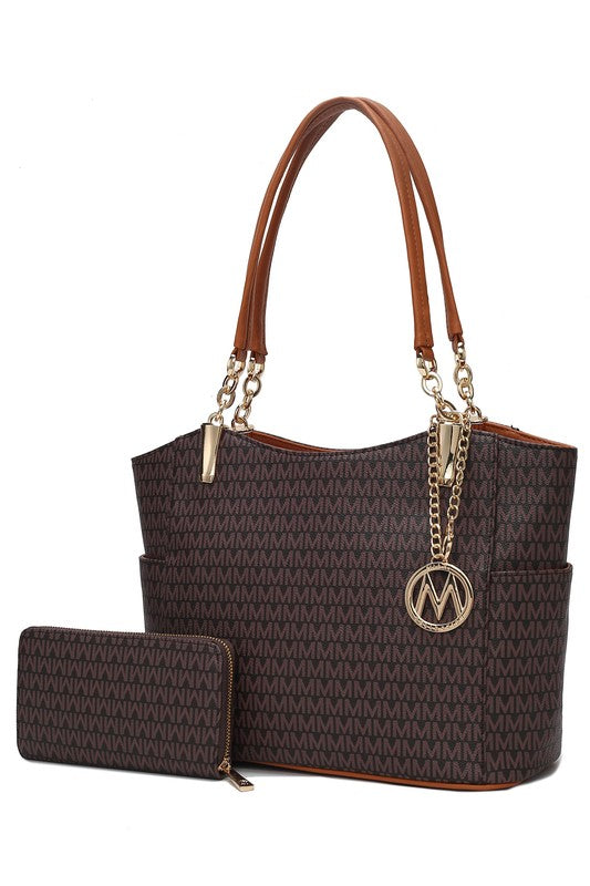 MKF Collection Savannah  Tote Bag and Wallet MKF Collection by Mia K