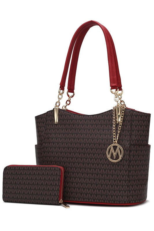 MKF Collection Savannah  Tote Bag and Wallet MKF Collection by Mia K