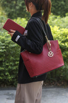 MKF Collection Savannah  Tote Bag and Wallet MKF Collection by Mia K