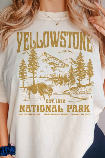 YELLOWSTONE NATIONAL PARK GRAPHIC TEE ALPHIA