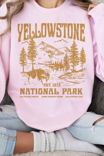 YELLOWSTONE NATIONAL PARK GRAPHIC SWEATSHIRT ALPHIA