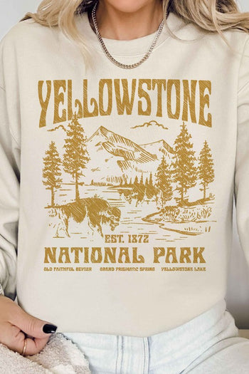 YELLOWSTONE NATIONAL PARK GRAPHIC SWEATSHIRT ALPHIA