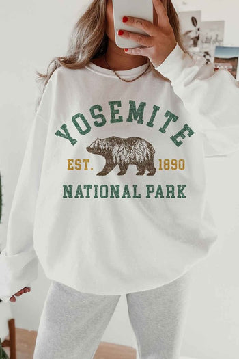 YOSEMITE NATIONAL PARK GRAPHIC SWEATSHIRT ALPHIA