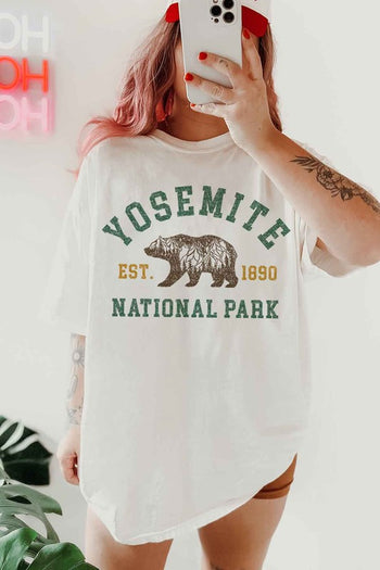 YOSEMITE NATIONAL PARK OVERSIZED GRAPHIC TEE ALPHIA