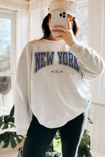 NEW YORK OVERSIZED SWEATSHIRT ALPHIA