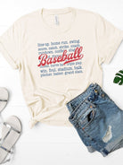 Baseball Words Graphic Tee Ocean and 7th