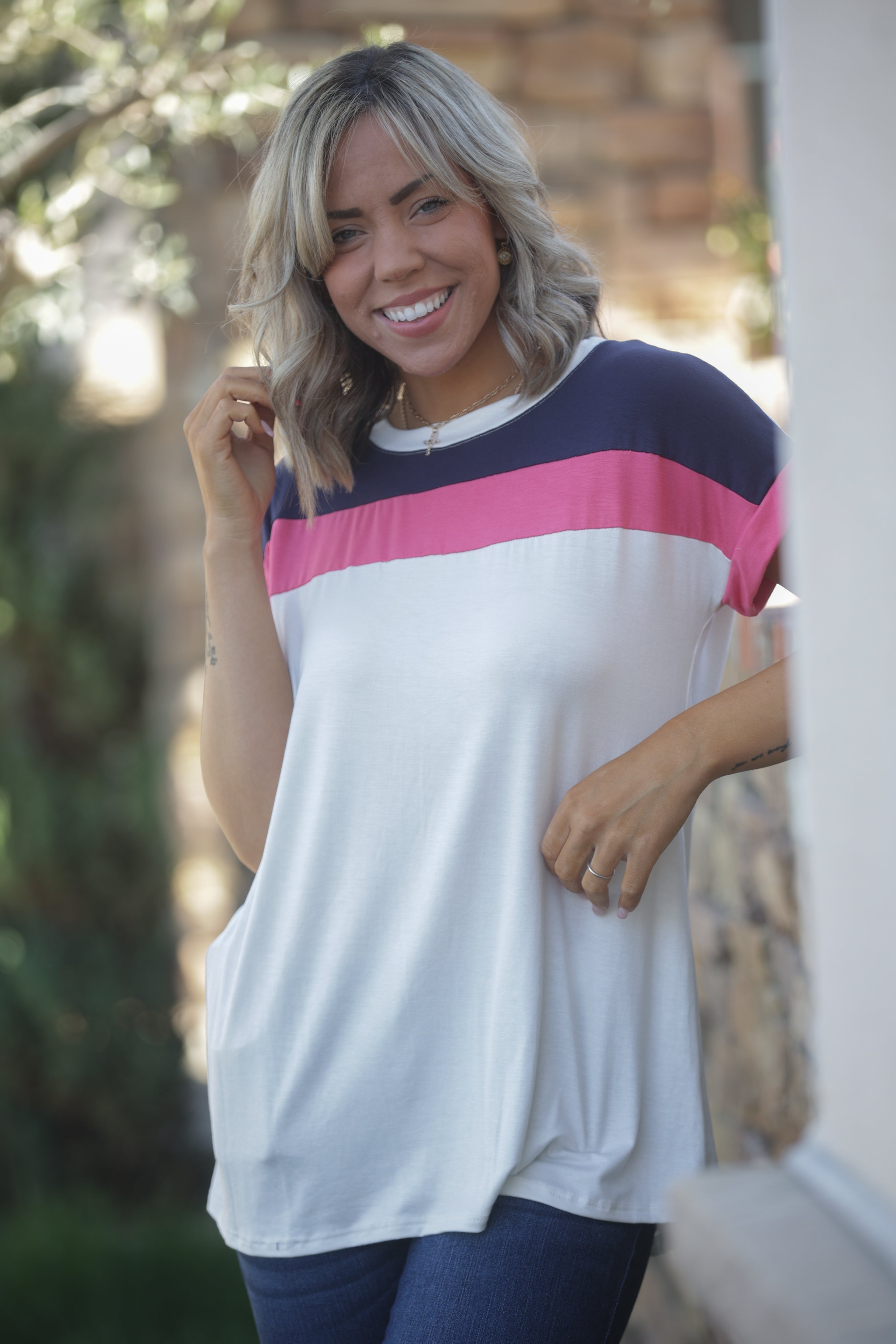 Sweet Caroline Short Sleeve Top Boutique Simplified