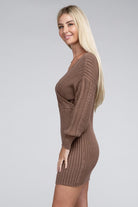 Cable Knit Sweater Dress Nuvi Apparel