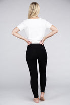 Active Leggings Featuring Concealed Pockets Ambiance Apparel