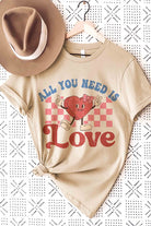 PLUS SIZE - ALL YOU NEED IS LOVE Graphic Tee BLUME AND CO.