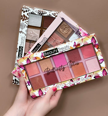 Matte & Shimmer Butterfly Blush Palette Bliss Dropship