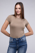 Double Layered Cap Sleeve Bodysuit HYFVE