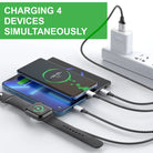 4-in-1 Braided Multi Charging Cable 6ft Top-Up - Smart charging solutions