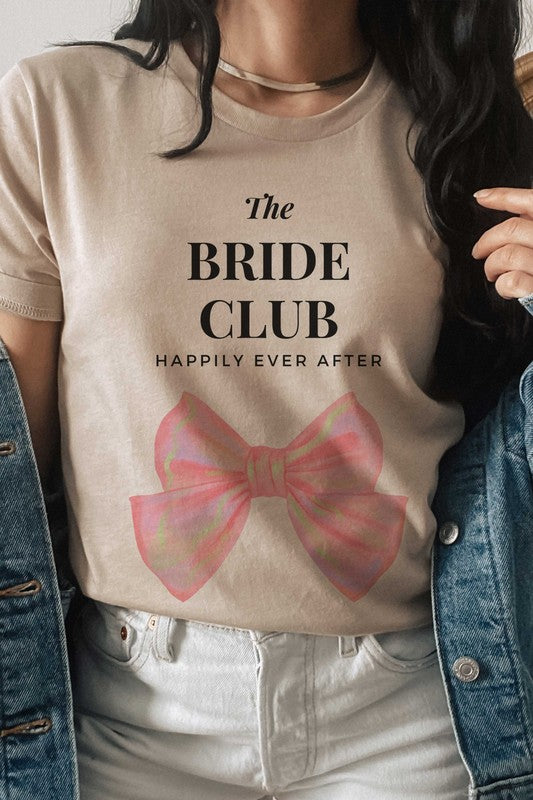 THE BRIDE CLUB HAPPILY EVER AFTER Graphic T-Shirt BLUME AND CO.
