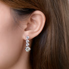 4 Carat Moissanite 925 Sterling Silver Earrings Trendsi
