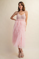 LOVELY TULLE MIDI CROCHET DRESS Sweet Generis