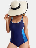 Scoop Neck Wide Strap One-Piece Swimwear Trendsi