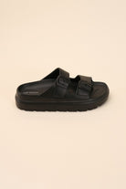 CAIRO-1 Buckle Strap Slides Top Guy Footwear