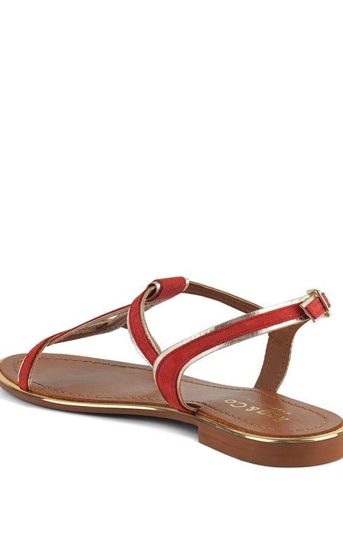 Feodora Flat Slip On Sandals Rag Company