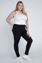 Plus Everyday Leggings with Pockets Ambiance Apparel